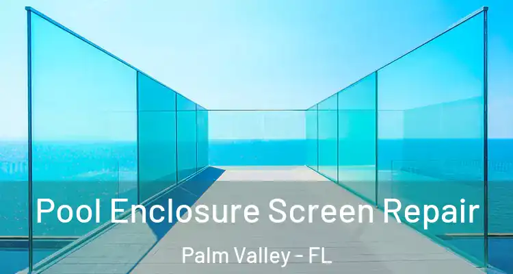  Pool Enclosure Screen Repair Palm Valley - FL